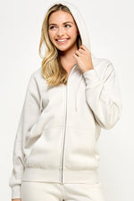 Oversized Fleece Boyfriend Hoodie Beige