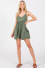 Tank Top Romper Olive