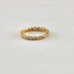 Round Eternity Band Clear