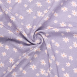 Lilac Posies Bamboo Ruffle Sleeper