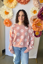 Daisy Round Neck Sweatshirt