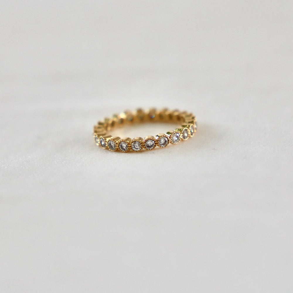 Round Eternity Band Clear