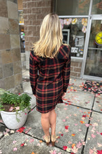 Plaid Shirt Dress