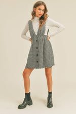 Black and White Tweed Dress