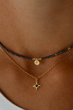 Beaded Star Medallion Necklace